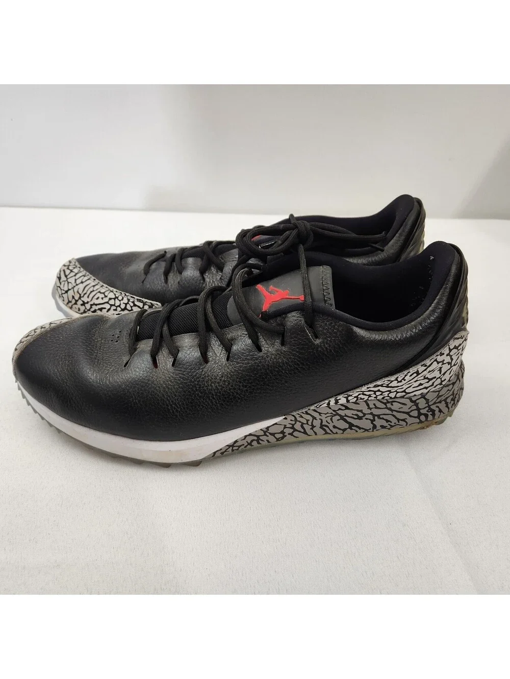 Nike Air Jordan ADG Golf Shoes Black Cement Bred AR7995-001 Men’s Size 13